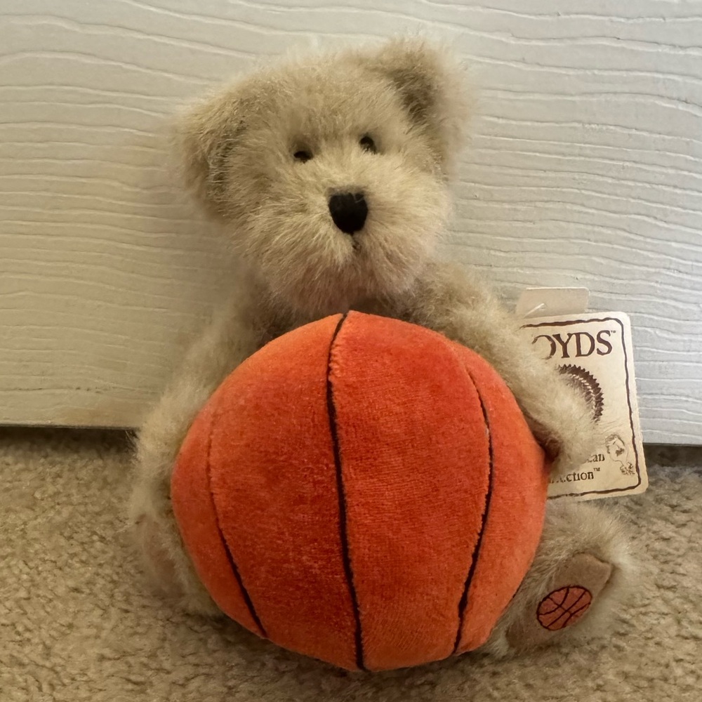 Boyds Bear Basketball Bear, New with Tags